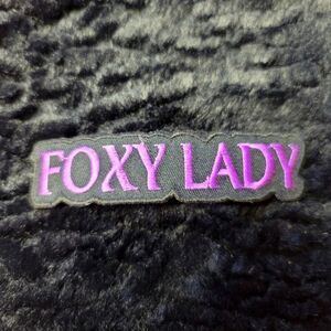 Gorgeous Vintage Foxy Lady Patch New Old Stock